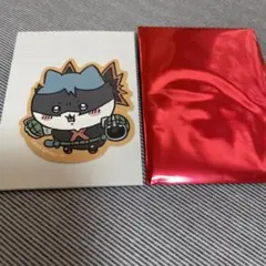 ヒロアカ×ちいかわ　スマホに貼れるサイズのステッカー　ハチワレ　爆豪勝己