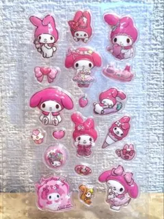 サンリオ　マイメロディ　ぷっくりシール　おすそわけ　ボンボンドロップシール　④