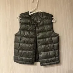 ダウンベスト サイズ90 カーキ