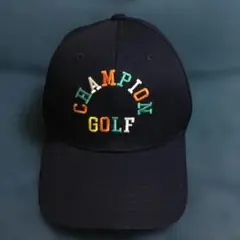 新品未使用品！Champion GOLF キャップ ネイビー