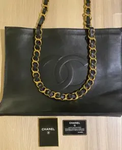 CHANEL シャネル　ココマーク トートバッグ　ショルダーバッグデカココマーク