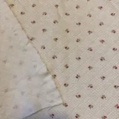 小花柄　キルトニット生地