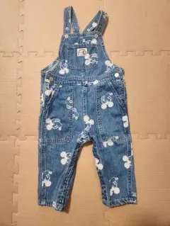 H&M ミッキー柄オーバーオール