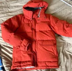 【ノースフェイス】オレンジ ダウンジャケット
