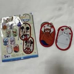 ディズニー セリア 刺繍タグキーホルダー ベイマックス