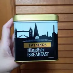 空缶Twinings English Breakfast ルースティー缶