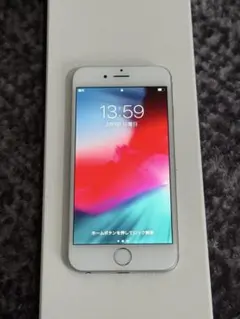 Apple iPhone 6 シルバー 本体 64GB 100%