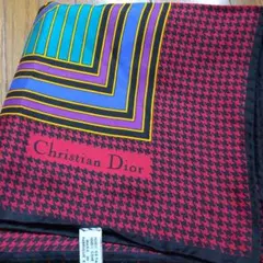 クリスチャンディオール　シルク　大判　スカーフ