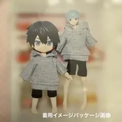 【B-2】ドール服 オビツ11 ピコニーモ 1/12 パーカー ＆ パンツ