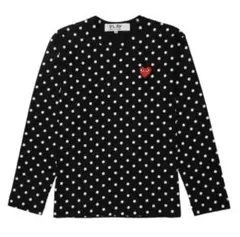 PLAY COMME des GARÇONS ドット柄長袖Tシャツ M