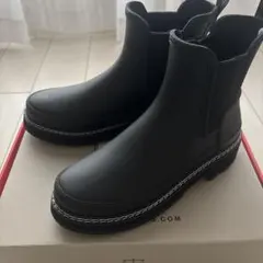 [新品] Hunter レインブーツ 黒 25cm