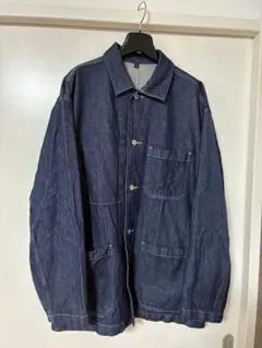 無印良品　木の実から作ったカポック混デニム カバーオール Lサイズ