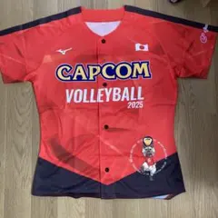 CAPCOM ボレーシャツ 2025 赤