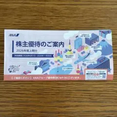 ANAグループ優待券9枚付き冊子　2026年度上期分のサムネイル
