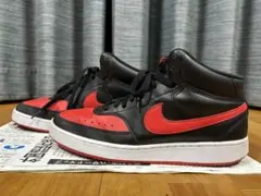 Nike court vision レッド/ブラック