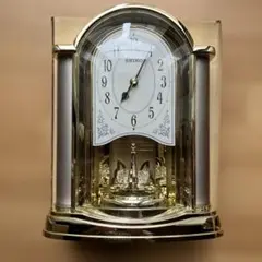 SEIKO アーチ型置時計 ゴールド