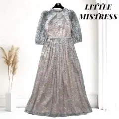 【未使用級✨】リトルミストレス 総レース オケージョンドレス ロングワンピースS