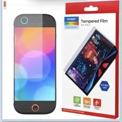 Switch 2 用ガラスフィルム 【新登場3IN1 】液晶保護指紋防止9H硬度