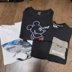 ユニクロ　ジーユー　Tシャツ　セット　130㎝　ディズニー　サメ　まとめ売り