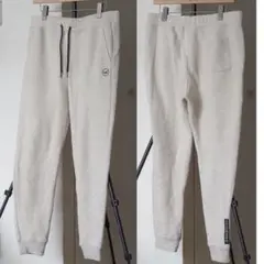Hollister ジョガーパンツ アイボリー 裏起毛 M