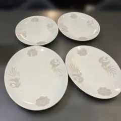 中華皿　鳳凰柄 楕円皿 プレート 4枚セットのサムネイル