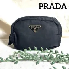 PRADAプラダ✨ポーチ テスートナイロン マルチケースミニ 黒ブラック 小物入