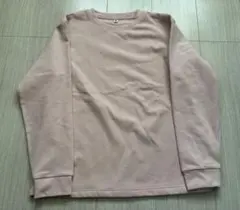 【未使用品】UNIQLO ソフトニットフリースクルーネックT 130cm