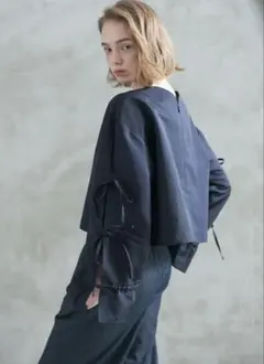 新品タグ付き liten Tie Sleeve Blouse ホワイト - メルカリ
