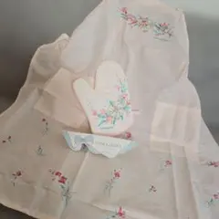 YUMI KATSURA エプロンミトンセット　花柄