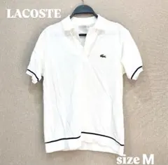 n1568 LACOSTE ラコステ ポロシャツ ホワイト サイズ3 メンズのサムネイル