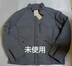 グレー ストライプ ダウンジャケット 新品タグ付き