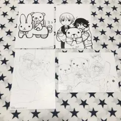純情ロマンチカ イラストカード 塗り絵