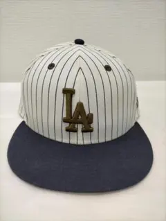 ニューエラロサンゼルスドジャース 　5950キャップ 白　紺　251121-6Y