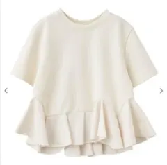 新品同様！COCO DEAL アシメペプラムブラウス　アイボリー アシメペプラムブラウス｜PETAL ONLINE（ペタルオンライン）