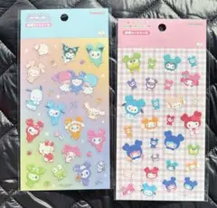 サンリオ　TWICEコラボ　透明シートシール 2枚セット