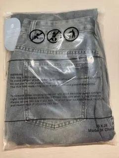 ジーンズ メンズ ワイド デニムパンツ　Mサイズ