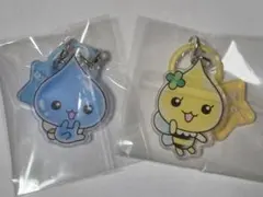 しずくちゃん　アクリルめじるしチャーム　2個セット