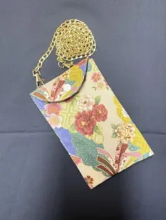 花柄スマホショルダーバッグ