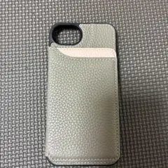 グレー レザー ハードケース iPhone16e