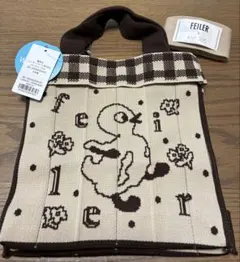 【新品】フェイラー KNT365ハイジ コニッティ　ミニバッグ ヘージュ