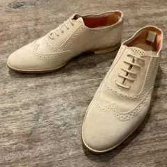 美品！アシックス ペダラ pedala レディース ウィングチップ スエード