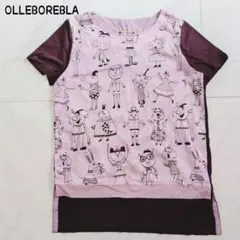 OLLEBOREBLA アルベロベロ 半袖カットソー キャラクター柄 - メルカリ