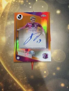 Topps 나카지마 모토히코 친필 사인 카드 25장 한정 세레소 오사카