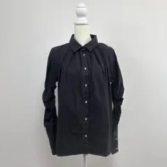 IRENE ブラック　シャツ　ブラウス　リステア　ルシェルブルーのサムネイル