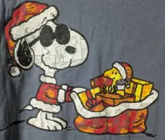 【古着】90's PEANUTS SNOOPY スヌーピー クリスマス Tee