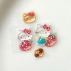 正規品　ボンボンドロップシール　サンリオ　第二弾　ハローキティ　レッド