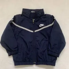 美品　NIKE ネイビー ジャケット 反射ストライプ付き