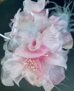 コサージュ 　ピンク 卒業式／入学式／結婚式／発表会