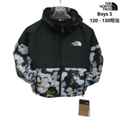 US限定ノースフェイス 耐久撥水 ウインド パーカー S/7-8 ボーイズ 子供