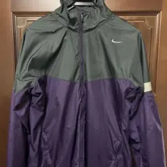 Nike ランニングナイロンジャケット L 紫/黒